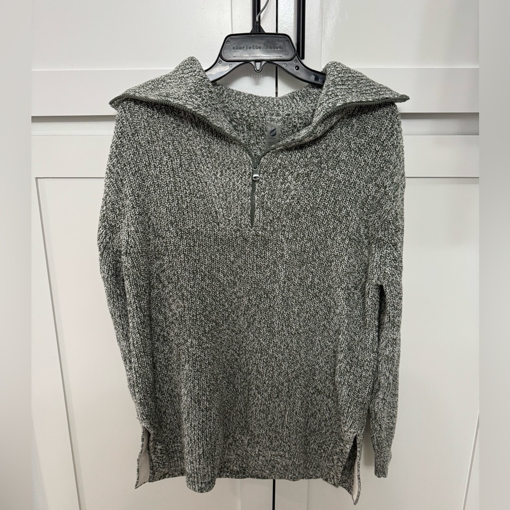 Lou & Grey Women’s Partial Zip-Up Sweater *NWT*
